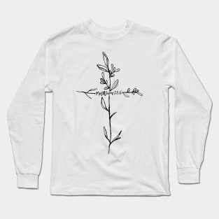 Matthew 28:6 Twig Cross Long Sleeve T-Shirt